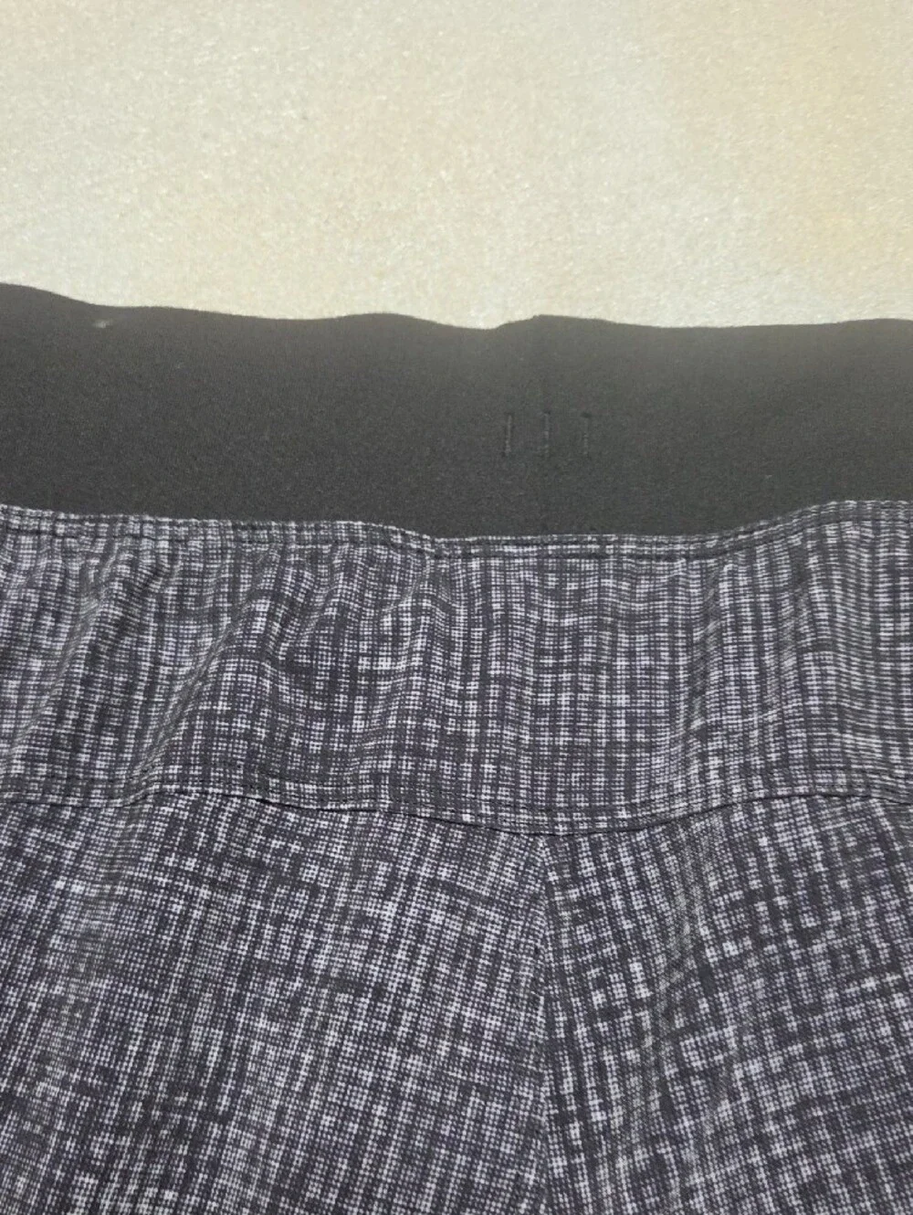 lululemon athletica Men's Heathered Charcoal and Black Athletic Shorts